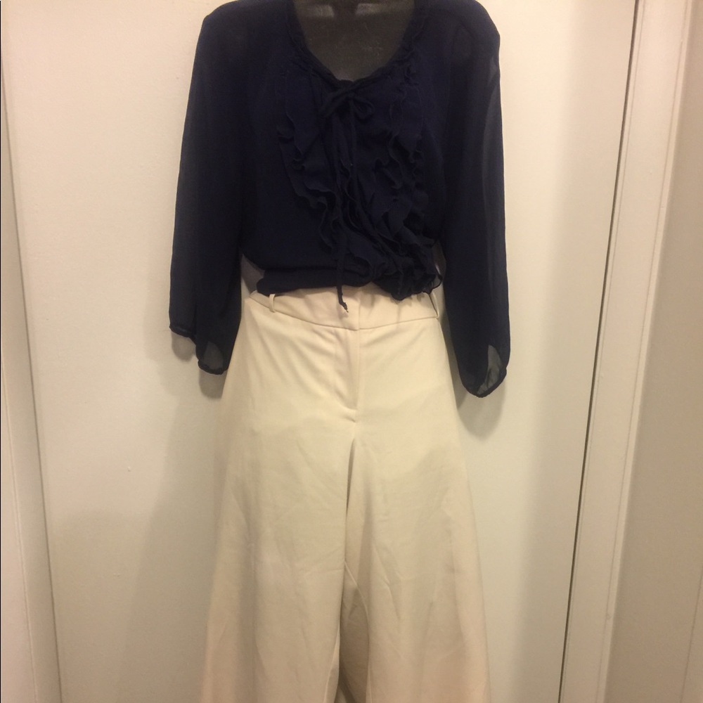 Dress slacks (fully lined) wide leg